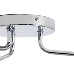 Habitat Rayner Steel 3 Light LED Flush Ceiling Light -Chrome -Habitat 8113621 R Z003A