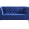 Habitat Blake Velvet 2 Seater Sofa - Navy Blue -Habitat 8133467 R Z001A