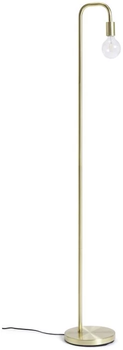 Habitat Rayner Floor Lamp - Brass -Habitat 8172648 R Z001C