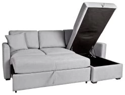 Habitat Reagan Right Corner Sofa Bed - Grey -Habitat 8178721 R Z002A
