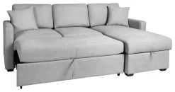 Habitat Reagan Right Corner Sofa Bed - Grey -Habitat 8178721 R Z003A