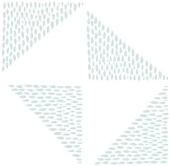 Habitat Stockholm Diamond Dash Duck Egg Bedding Set - Single -Habitat 8277385 R Z017A