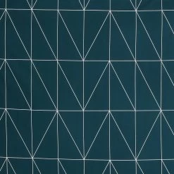 Habitat Geo Teal & Blush Reversible Bedding Set - Single -Habitat 8299947 R B001