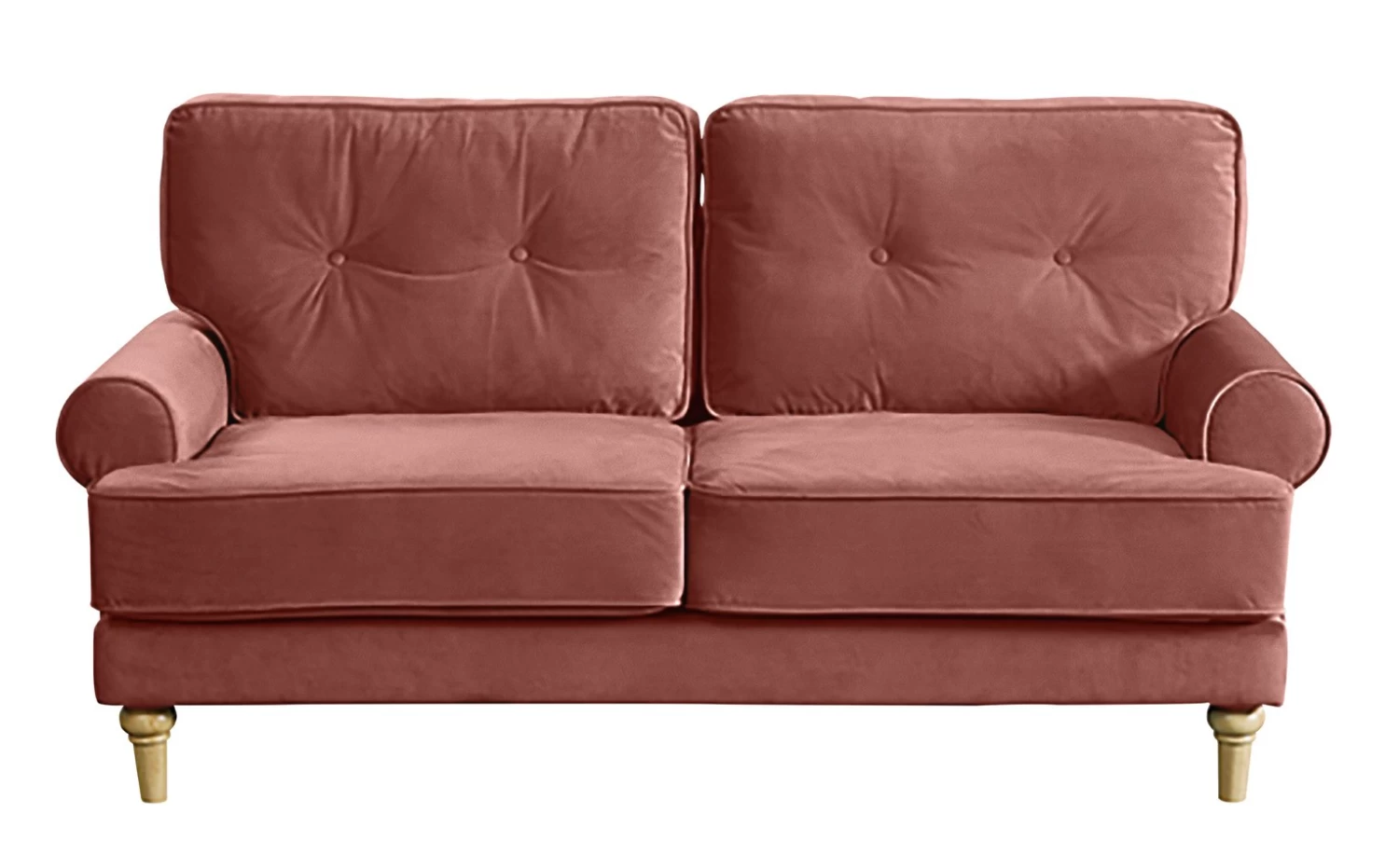 Habitat Vienna Velvet 2 Seater Sofa - Rose 3 Habitat Vienna Velvet 2 Seater Sofa - Rose