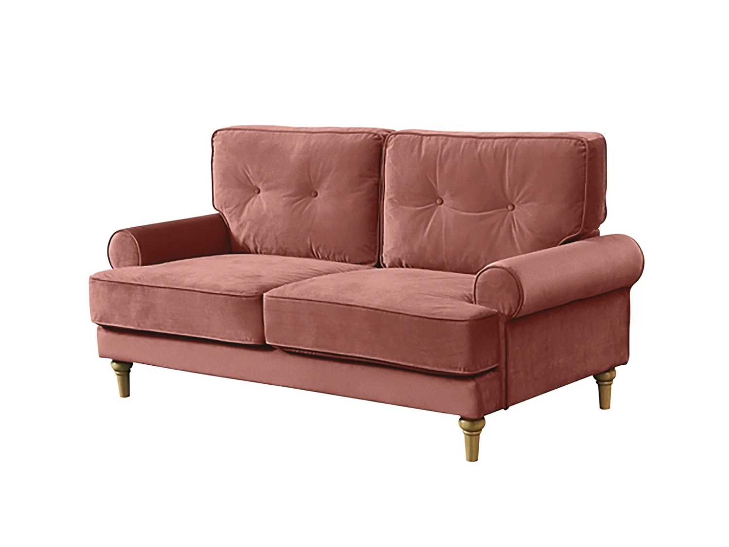 Habitat Vienna Velvet 2 Seater Sofa - Rose 6 Habitat Vienna Velvet 2 Seater Sofa - Rose - Image 4