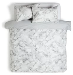 Habitat Marble White & Black Bedding Set - Single 12 Habitat Marble White & Black Bedding Set - Single -Habitat 8343271 R Z002A