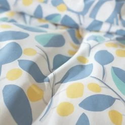 Habitat Scandi Floral Sky Blue & Yellow Bedding Set - Single -Habitat 8345695 R Z005A