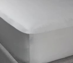 Habitat Egyptian Cotton 400TC Plain Grey Fitted Sheet-Single -Habitat 8377735 R Z009C