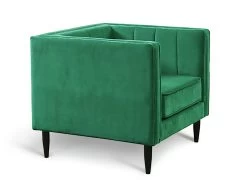 Habitat Vanessa Velvet Armchair - Green 10 Habitat Vanessa Velvet Armchair - Green -Habitat 8382847 R Z004A