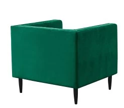 Habitat Vanessa Velvet Armchair - Green 11 Habitat Vanessa Velvet Armchair - Green -Habitat 8382847 R Z005A