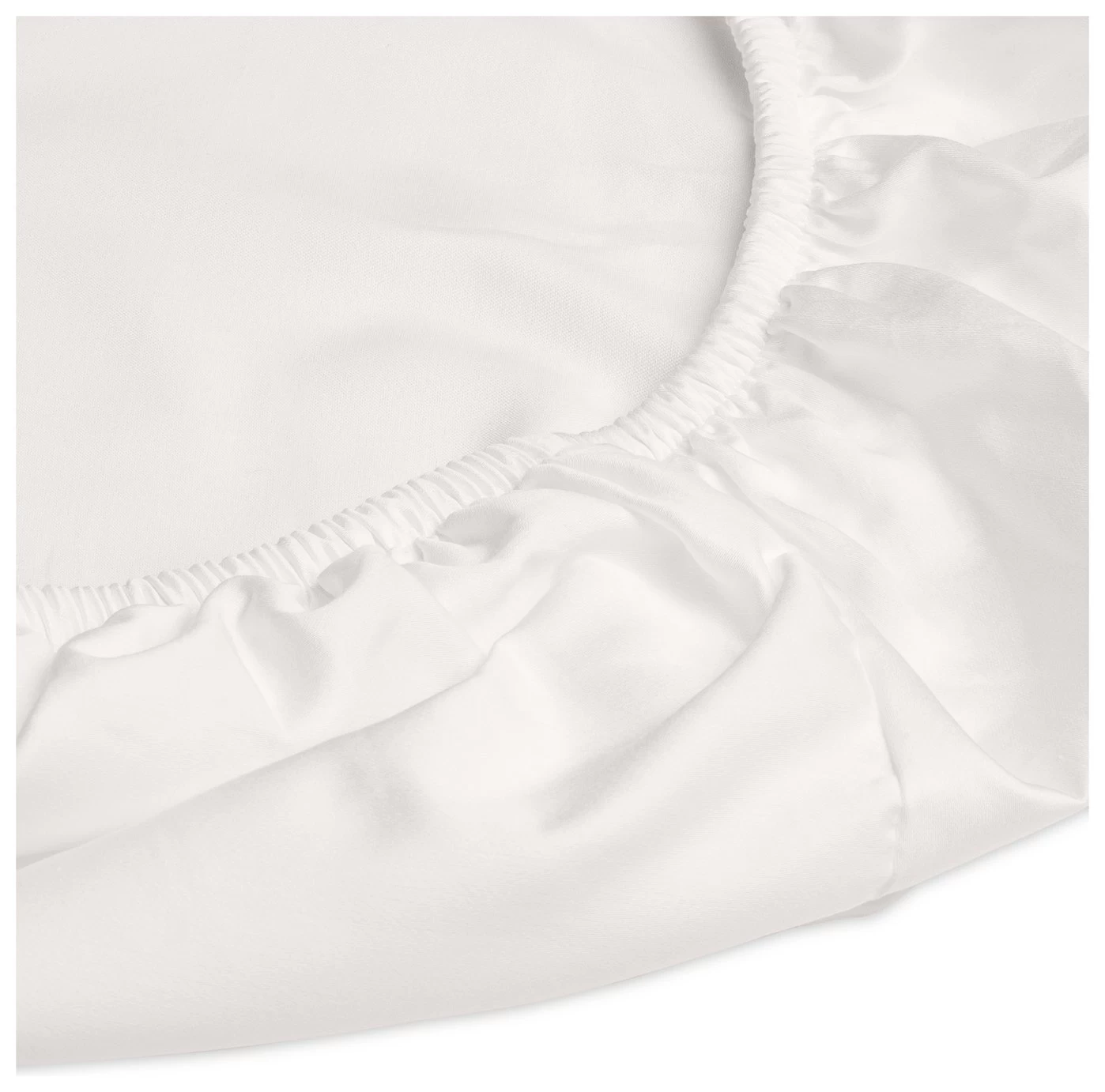 Habitat Egyptian Cotton 400TC Cream Fitted Sheet - Single 5 Habitat Egyptian Cotton 400TC Cream Fitted Sheet - Single - Image 3