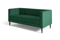 Habitat Vanessa Velvet 3 Seater Sofa - Green 14 Habitat Vanessa Velvet 3 Seater Sofa - Green -Habitat 8463852 R Z002A