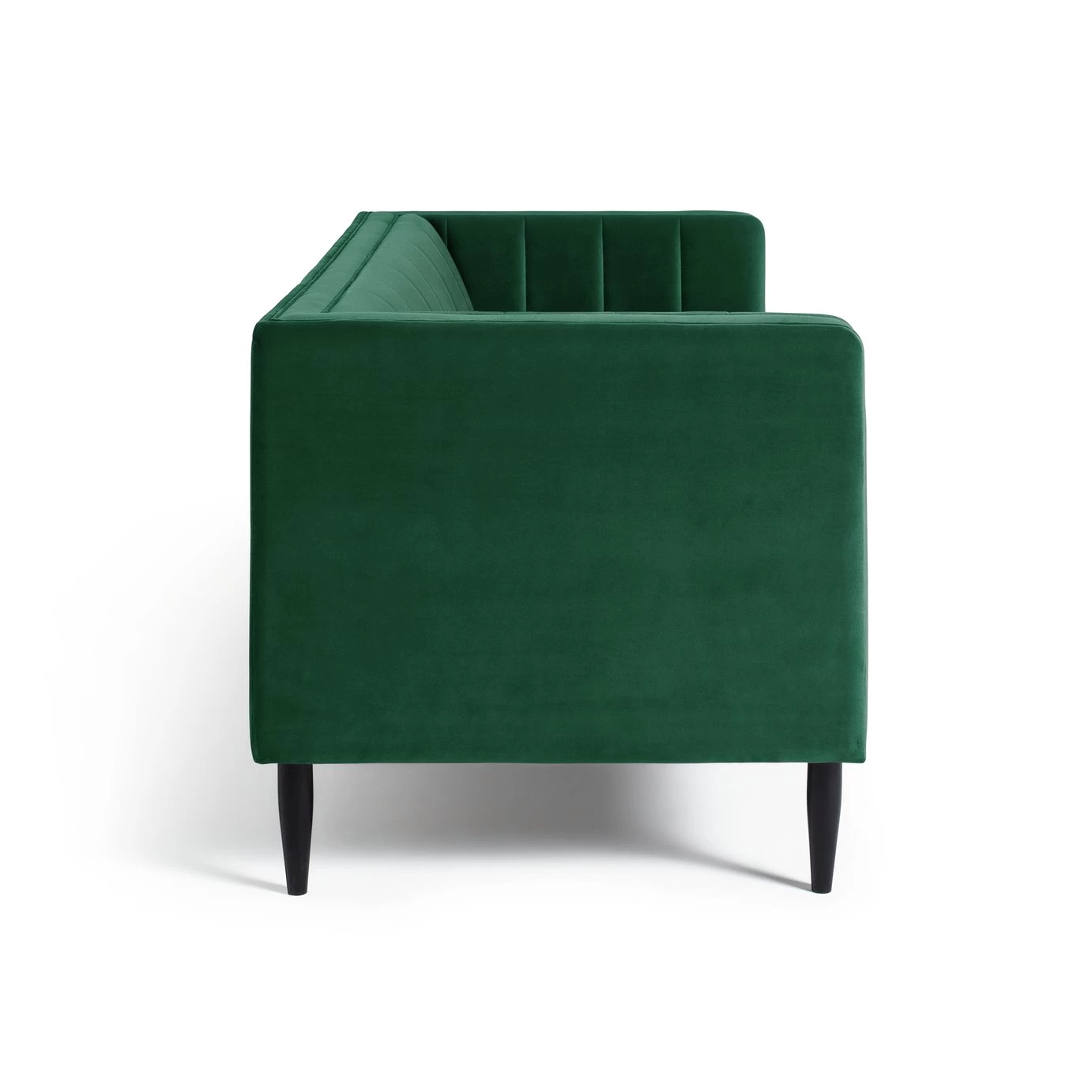 Habitat Vanessa Velvet 3 Seater Sofa - Green 8 Habitat Vanessa Velvet 3 Seater Sofa - Green - Image 6