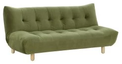 Habitat Kota 3 Seater Velvet Clic Clac Sofa Bed - Green 11 Habitat Kota 3 Seater Velvet Clic Clac Sofa Bed - Green -Habitat 8489496 R Z002A