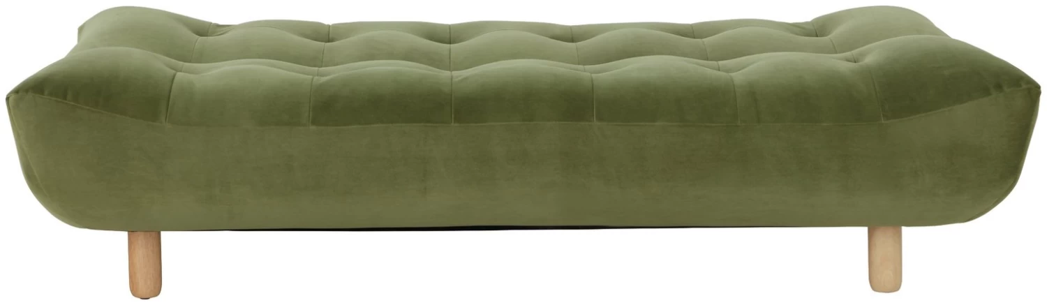 Habitat Kota 3 Seater Velvet Clic Clac Sofa Bed - Green 7 Habitat Kota 3 Seater Velvet Clic Clac Sofa Bed - Green - Image 5