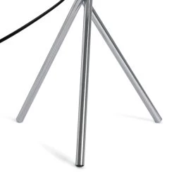Habitat Tripod Table Lamp - Grey And Chrome -Habitat 8569282 R Z003A