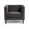 Habitat Vanessa Velvet Armchair - Grey