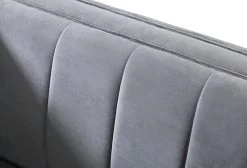 Habitat Vanessa Velvet Armchair - Grey -Habitat 8595809 R Z006A