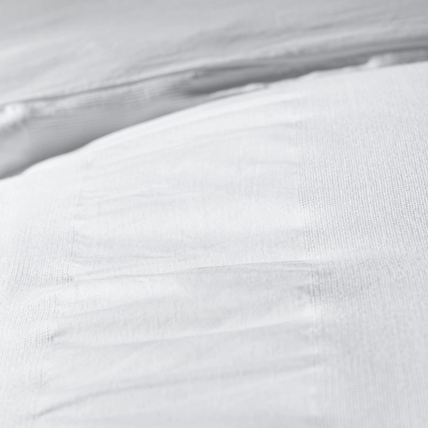 Habitat Cotton 300TC Waffle Striped White Bedding Set-Double 8 Habitat Cotton 300TC Waffle Striped White Bedding Set-Double - Image 6