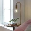 Habitat Rayner Steel LED Table Lamp - Brass -Habitat 8651248 R Z001A