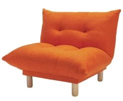 Habitat Kota Fabric Armchair - Orange -Habitat 8656748 R Z002A