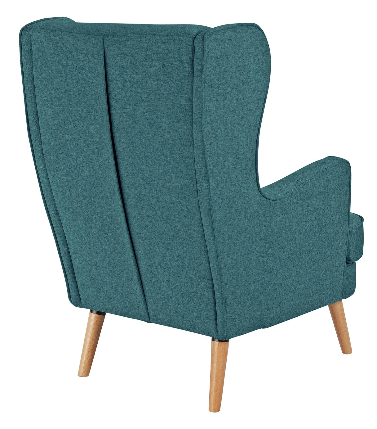 Habitat Callie Fabric Wingback Chair - Teal 9 Habitat Callie Fabric Wingback Chair - Teal - Image 7