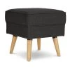 Habitat Callie Fabric Footstool - Charcoal 1 Habitat Callie Fabric Footstool - Charcoal -Habitat 8729723 R Z001A