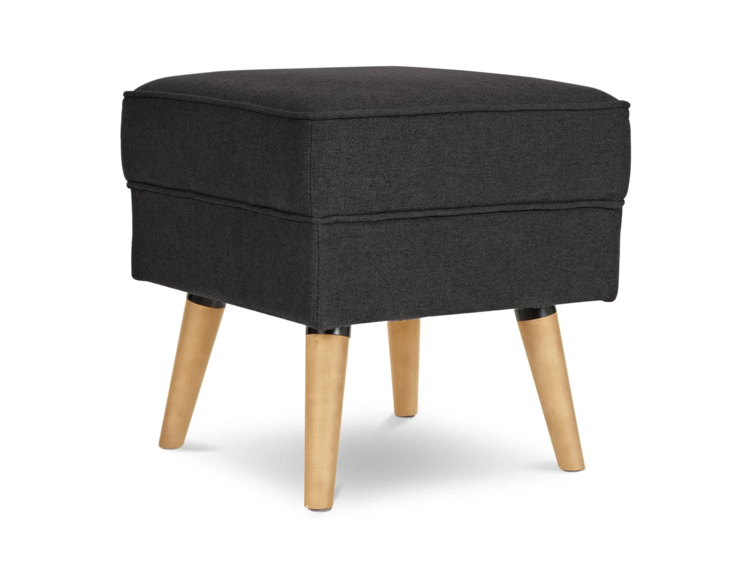 Habitat Callie Fabric Footstool - Charcoal 3 Habitat Callie Fabric Footstool - Charcoal