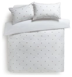 Habitat Tufted Spot Blush Pink Bedding Set - Single -Habitat 8741897 R Z002A