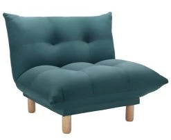 Habitat Kota Velvet Armchair - Teal -Habitat 8761217 R Z008A
