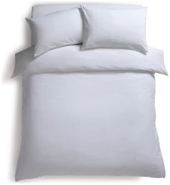 Habitat Stonewashed Cotton Plain White Bedding Set - Single -Habitat 8761781 R Z002A