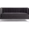 Habitat Vanessa Velvet 3 Seater Sofa - Grey -Habitat 8771018 R Z001A