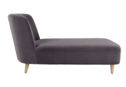 Habitat Daisy Velvet Corner Chaise Sofa - Grey -Habitat 8774187 R Z002A
