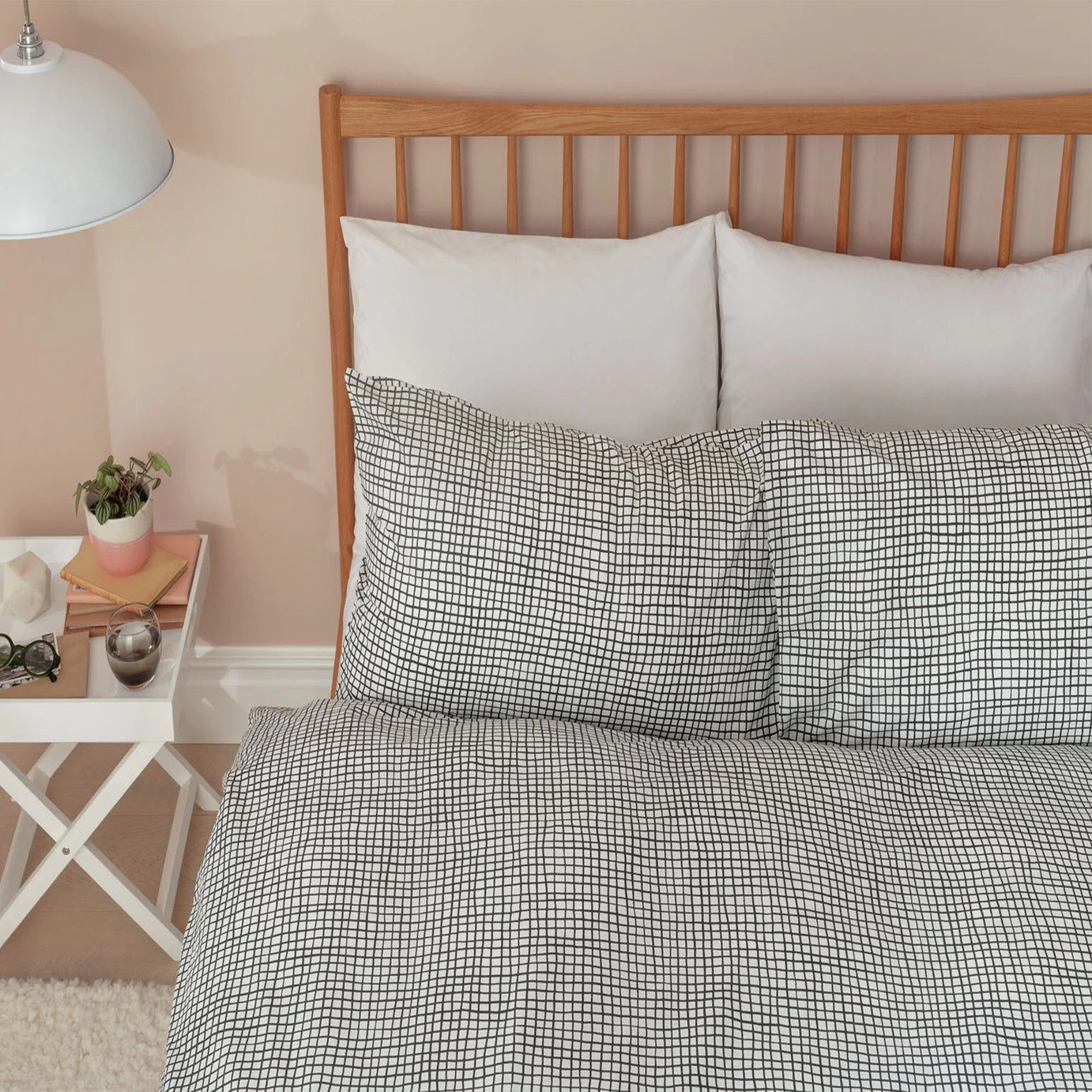 Habitat Cotton Willow Black & White Bedding Set - Double 3 Habitat Cotton Willow Black & White Bedding Set - Double