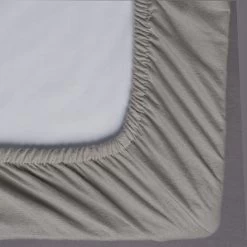 Habitat Cotton Brushed Grey Fitted Sheet - Toddler 6 Habitat Cotton Brushed Grey Fitted Sheet - Toddler -Habitat 8797937 R Z002A