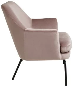 Habitat Celine Velvet Accent Chair - Pink 11 Habitat Celine Velvet Accent Chair - Pink -Habitat 8809708 R Z002A