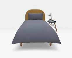 Habitat Cotton Rich Plain Charcoal Bedding Set - Single -Habitat 8834182 R Z002C
