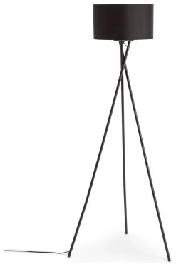 Habitat Matt Tripod Floor Lamp - Black -Habitat 8838298 R Z001C
