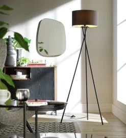 Habitat Matt Tripod Floor Lamp - Black -Habitat 8838298 R Z002C