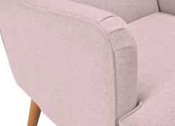 Habitat Callie Fabric Wingback Chair - Blush Pink -Habitat 8839895 R Z006A