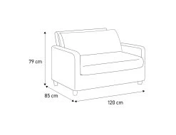 Habitat Chester Fabric Cuddle Chair - Light Feet - Charcoal -Habitat 8847492 R Z020A