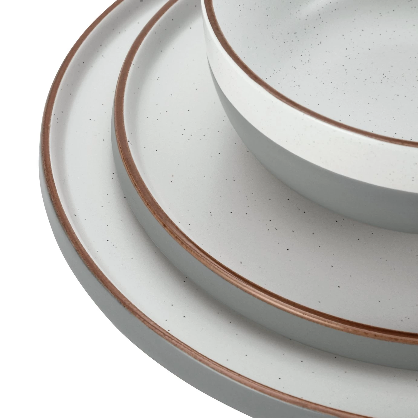 Habitat Loft Living Speckle 12 Piece Dinner Set - Grey 7 Habitat Loft Living Speckle 12 Piece Dinner Set - Grey - Image 5