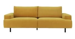 Habitat 13 Habitat Julien Fabric 3 Seater Sofa - Yellow