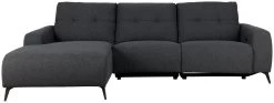Habitat Ghost Left Hand Power Recliner Corner Sofa -Charcoal -Habitat 8865663 R Z003A