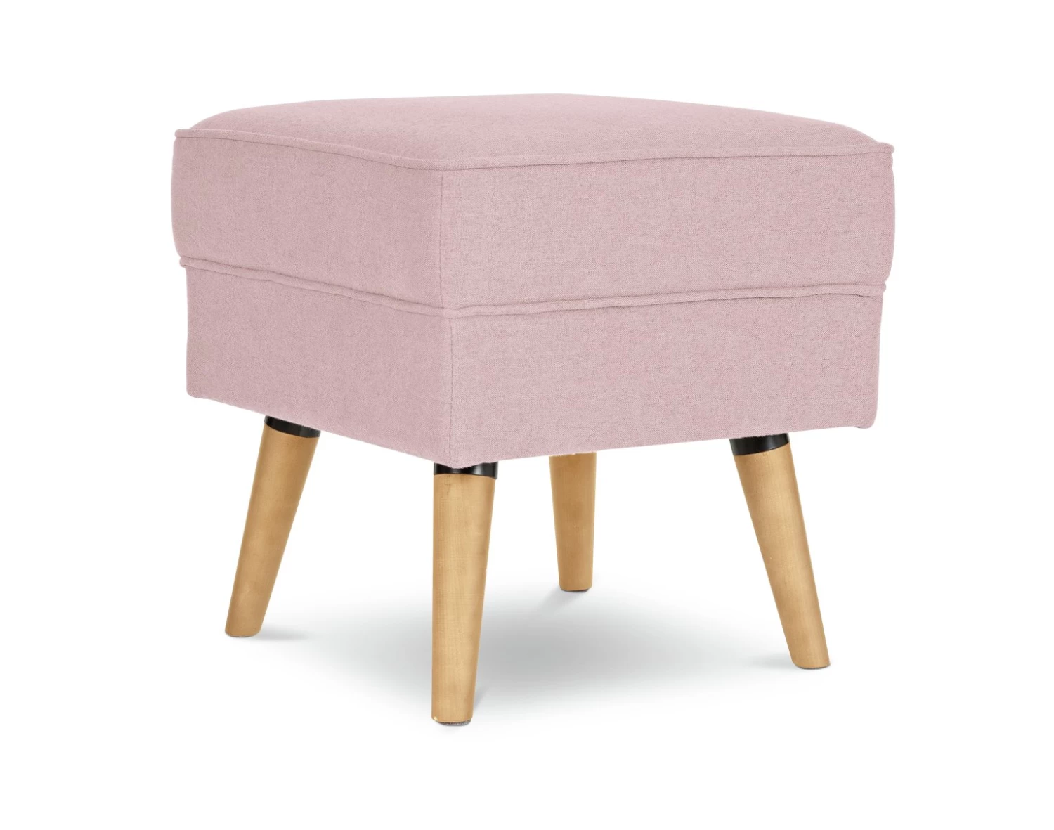 Habitat Callie Fabric Footstool - Blush Pink 6 Habitat Callie Fabric Footstool - Blush Pink - Image 4