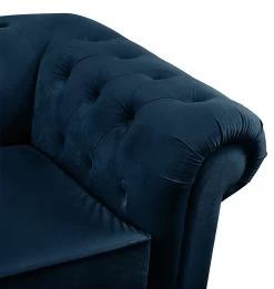 Habitat Chesterfield Velvet 3 Seater Sofa - Blue 17 Habitat Chesterfield Velvet 3 Seater Sofa - Blue -Habitat 8869298 R Z006A