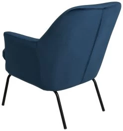 Habitat Celine Velvet Accent Chair - Blue -Habitat 8874702 R Z003A
