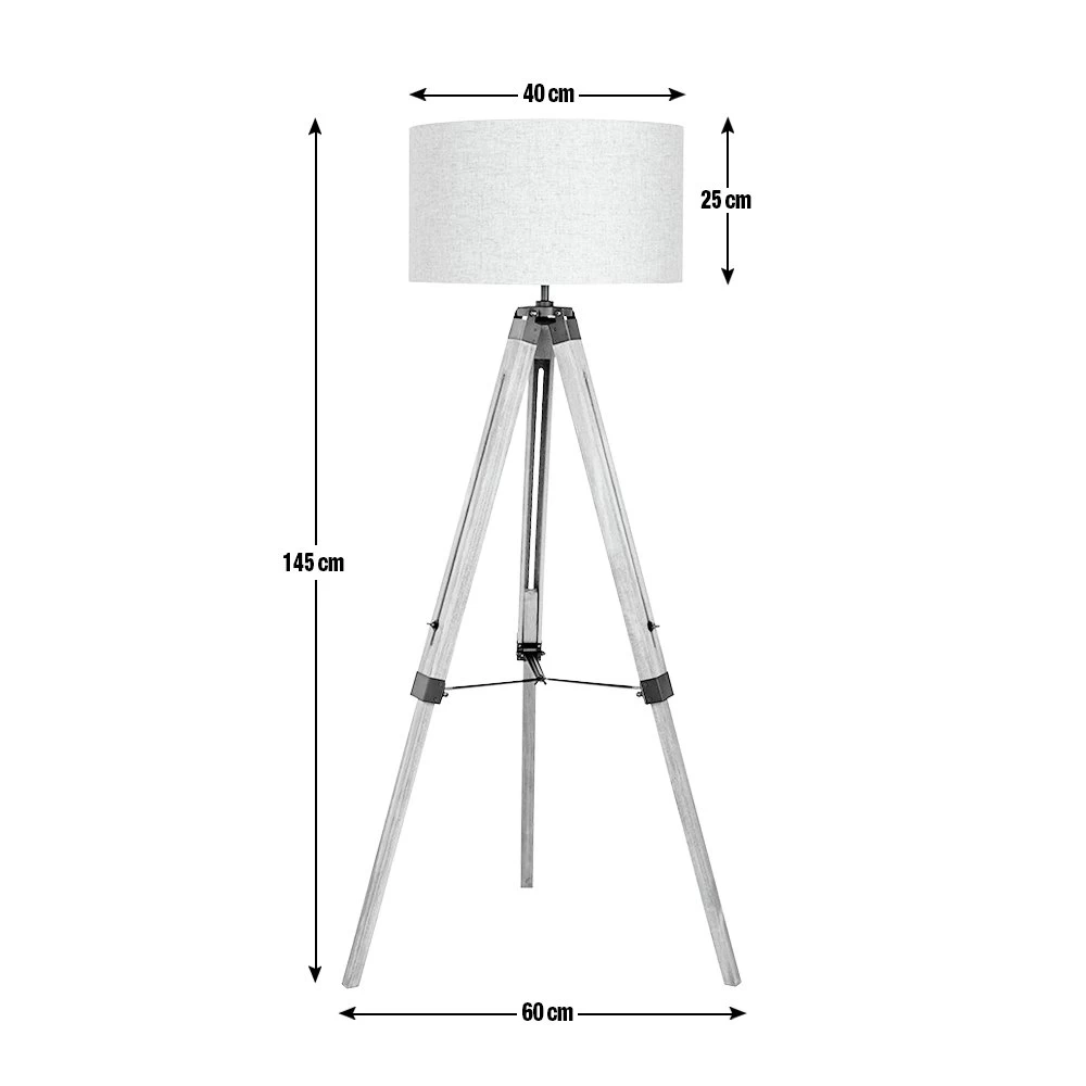 Habitat Highland Lodge Tripod Floor Lamp 11 Habitat Highland Lodge Tripod Floor Lamp - Image 9