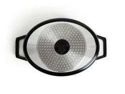 Habitat 3.6 Litre Cast Aluminium Casserole Dish - Black -Habitat 8884417 R Z004A