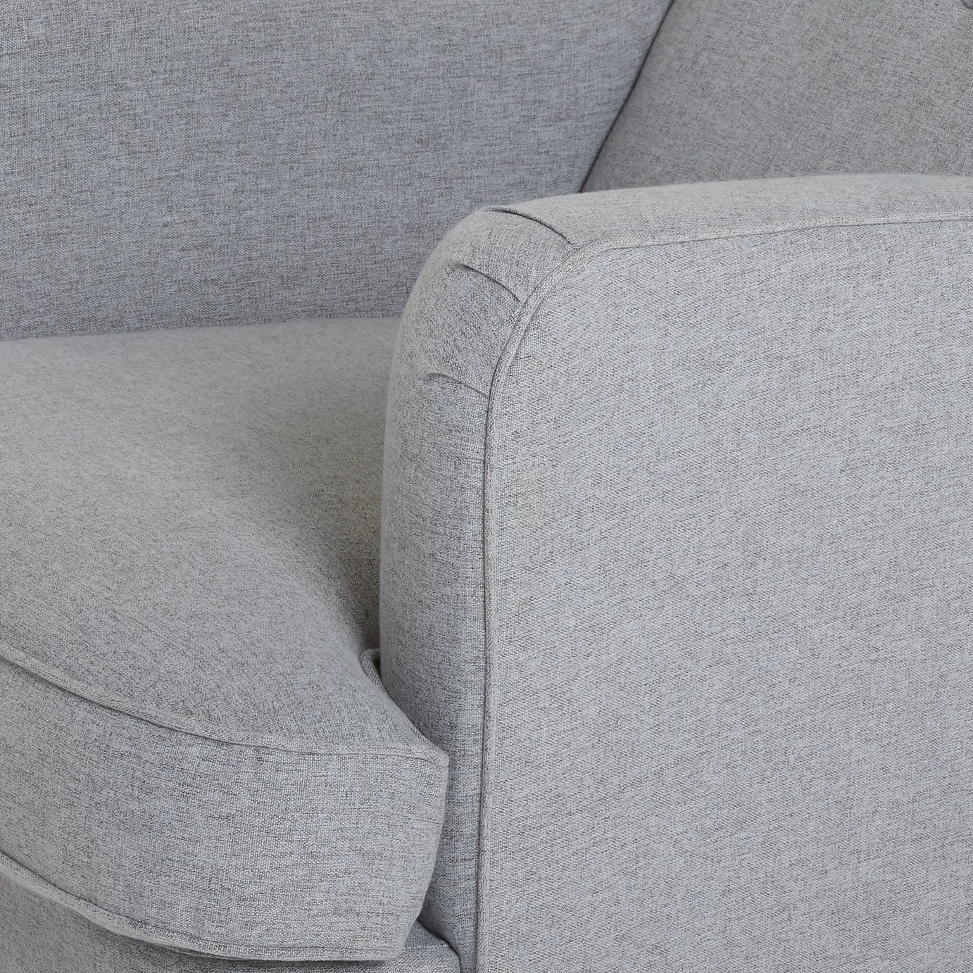 Habitat Callie Fabric Wingback Chair- Light Grey 10 Habitat Callie Fabric Wingback Chair- Light Grey - Image 8